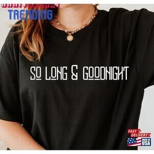 My Chemical Romance So Long And Goodnight Elder Emo Tshirt Unisex